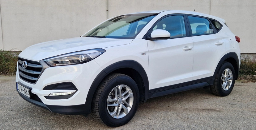 Hyundai Tucson cena 76500 przebieg: 50500, rok produkcji 2017 z Złotoryja małe 92